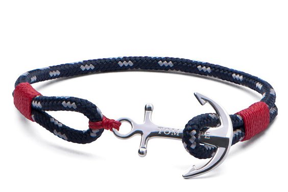 Armband Tom Hope Atlantic Red in Stoff TM0040-XS - TM0040-XS